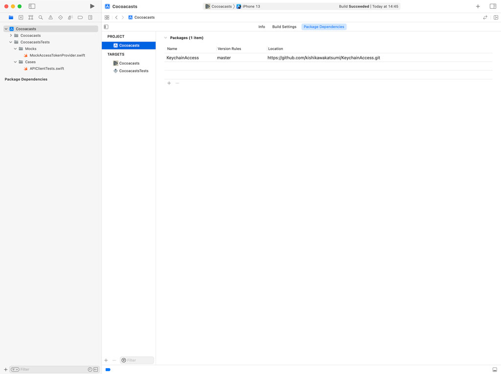 Installing the OHHTTPStubs Library