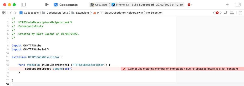 Using the Inout Keyword