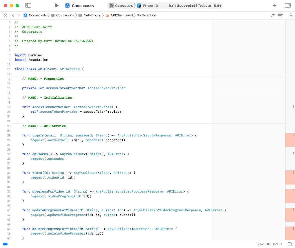 Visualizing Code Coverage in Xcode