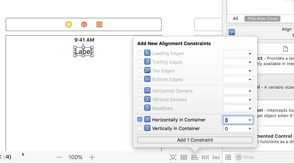 Adding the Date Label
