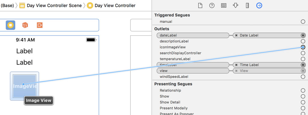 Adding the Icon Image View