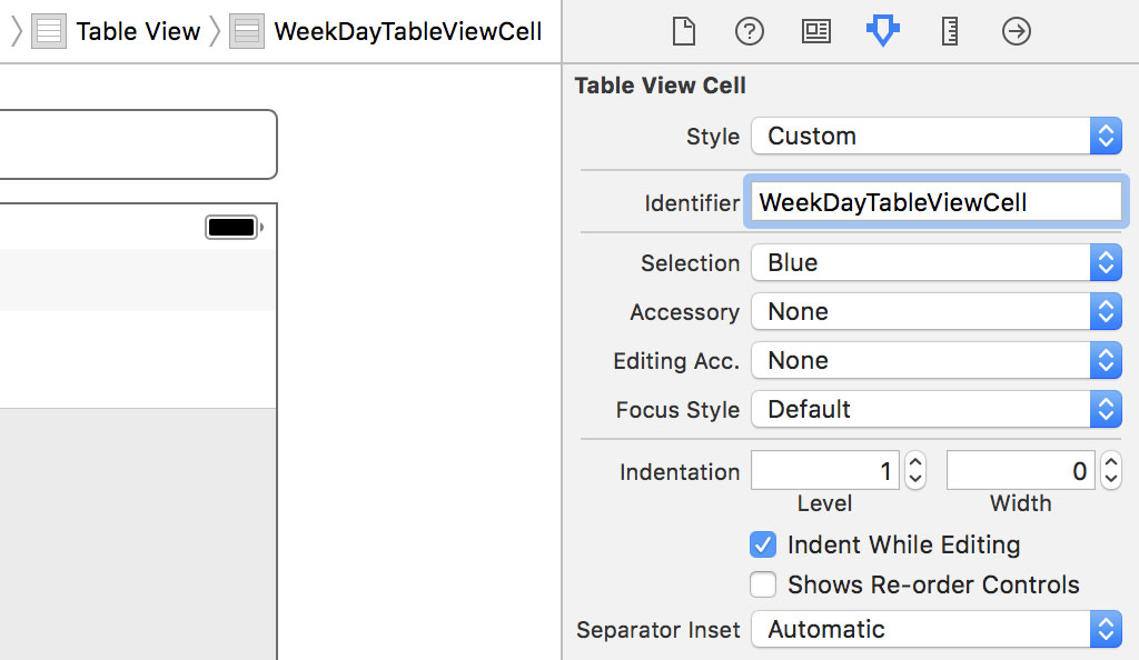 Configuring a Prototype Cell