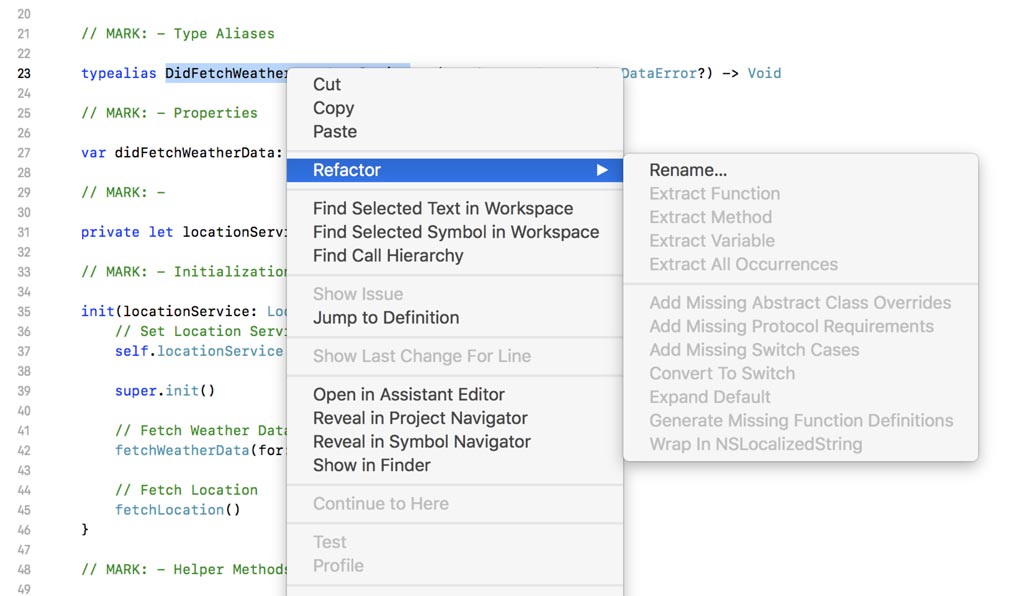 Renaming a Type Alias