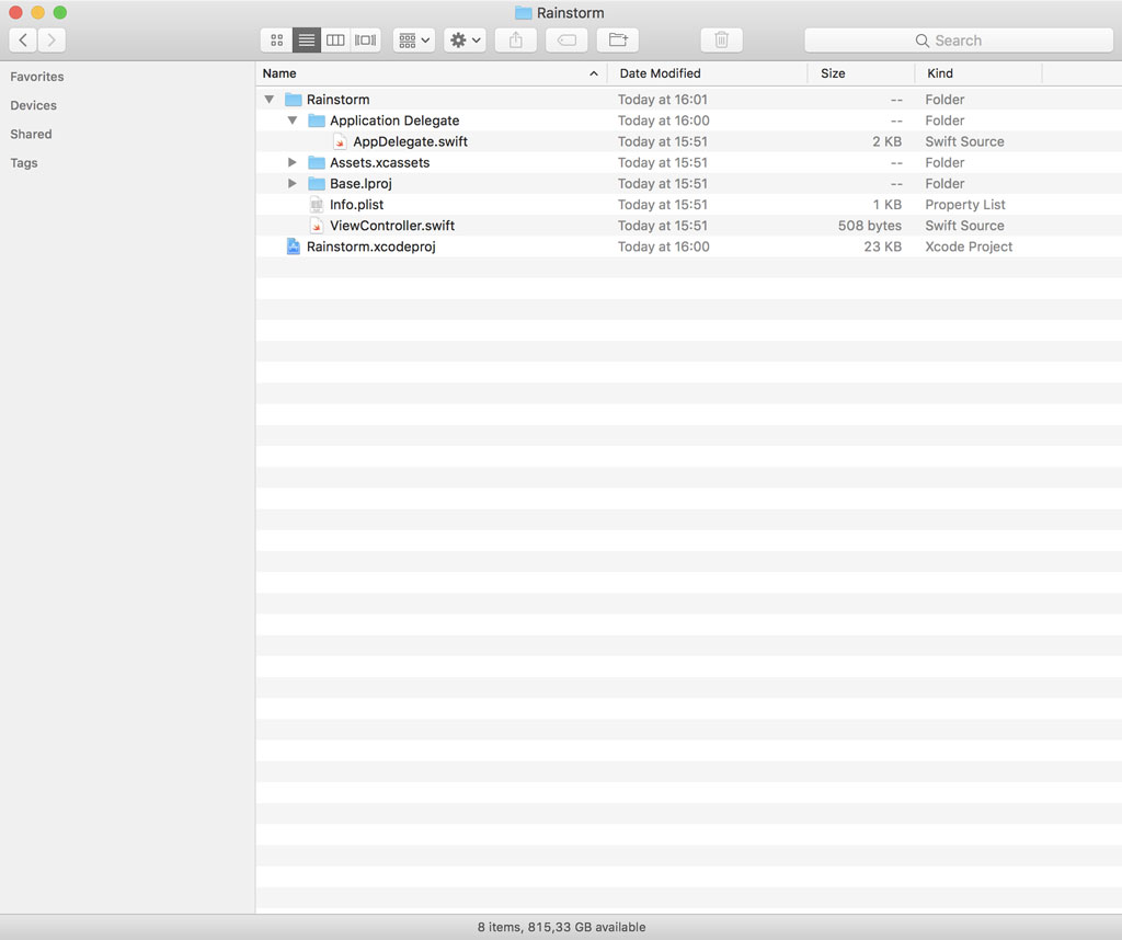 Updating the Project Structure
