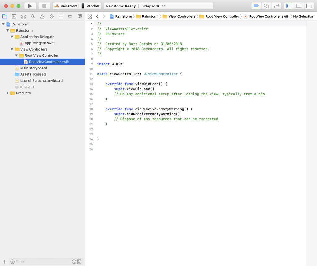 Updating the Project Structure
