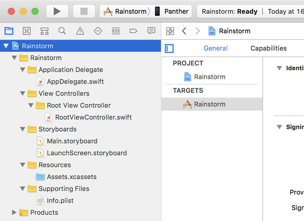 Updating the Project Structure