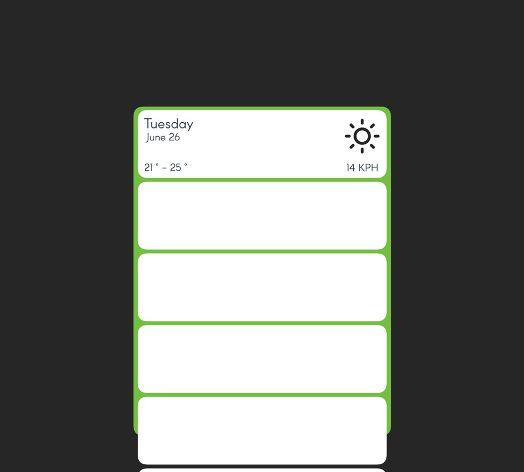 Rainstorm's User Interface