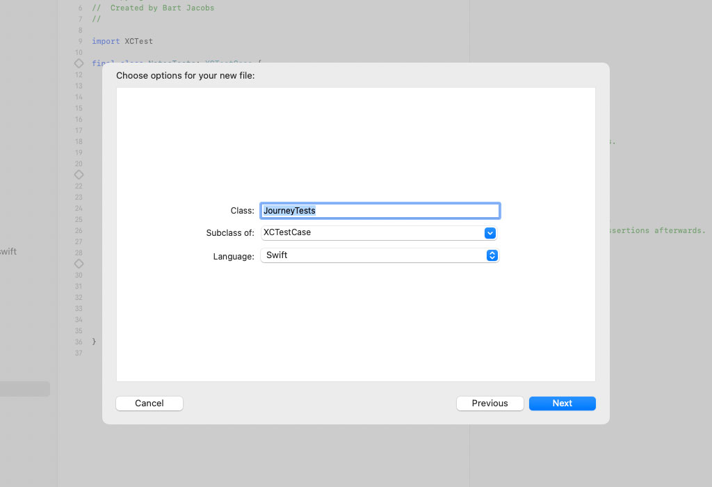 Creating a Unit Test Case Class