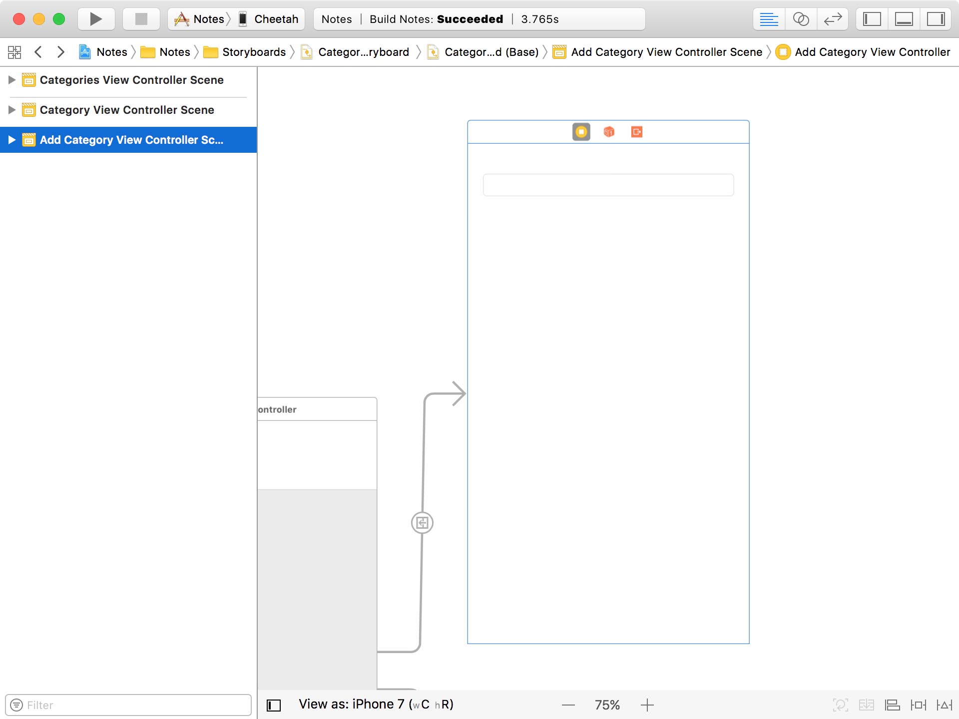 Add Category View Controller