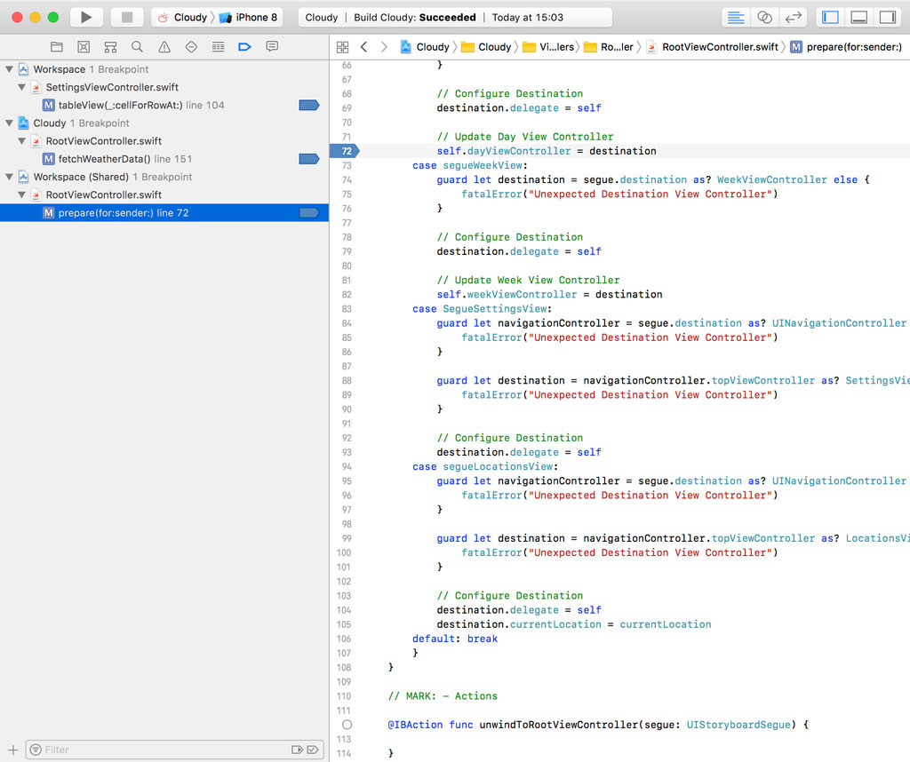 Sharing a Breakpoint