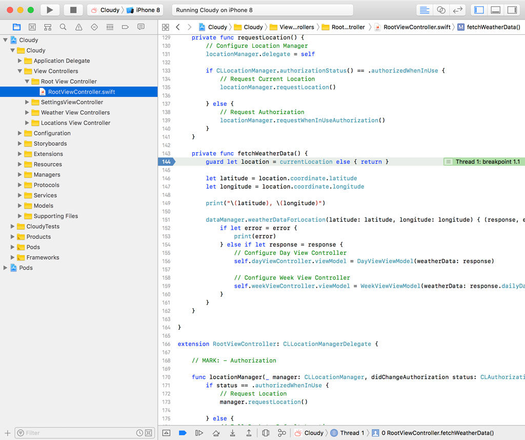 File and Line Breakpoints