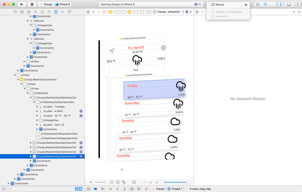 The Assistant Editor isn't working.