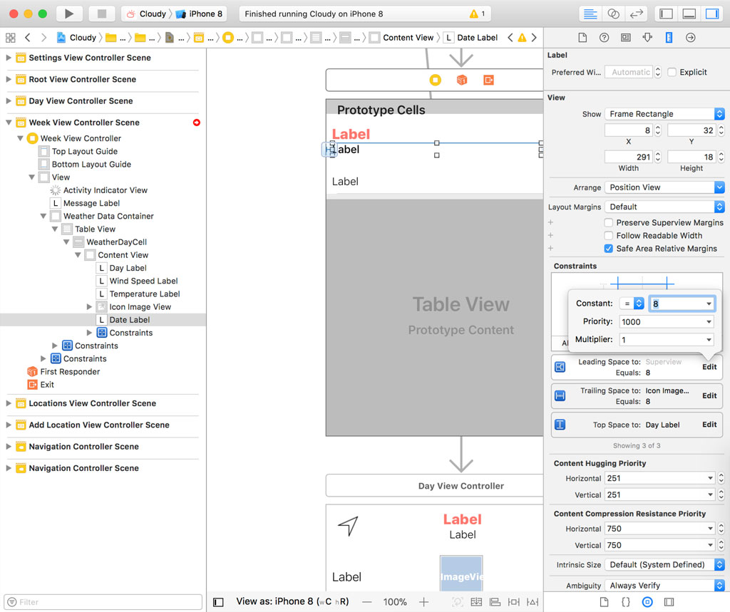 Fix Auto Layout Issue