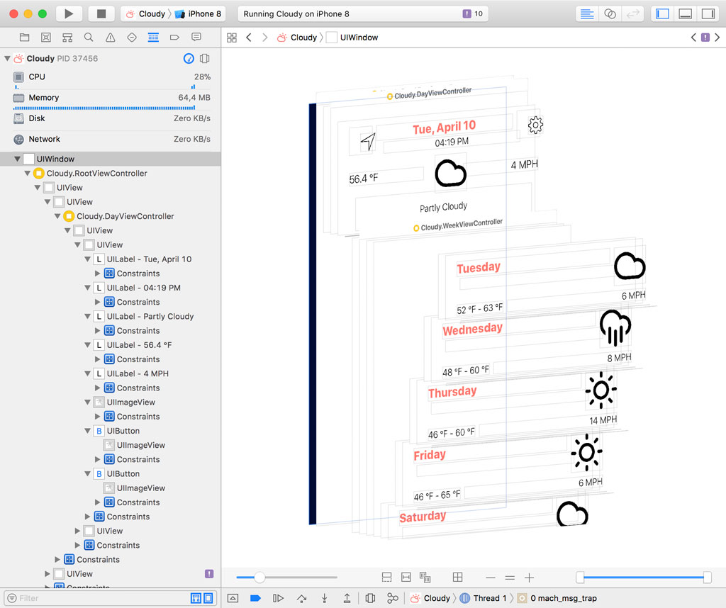 Xcode's View Debugger
