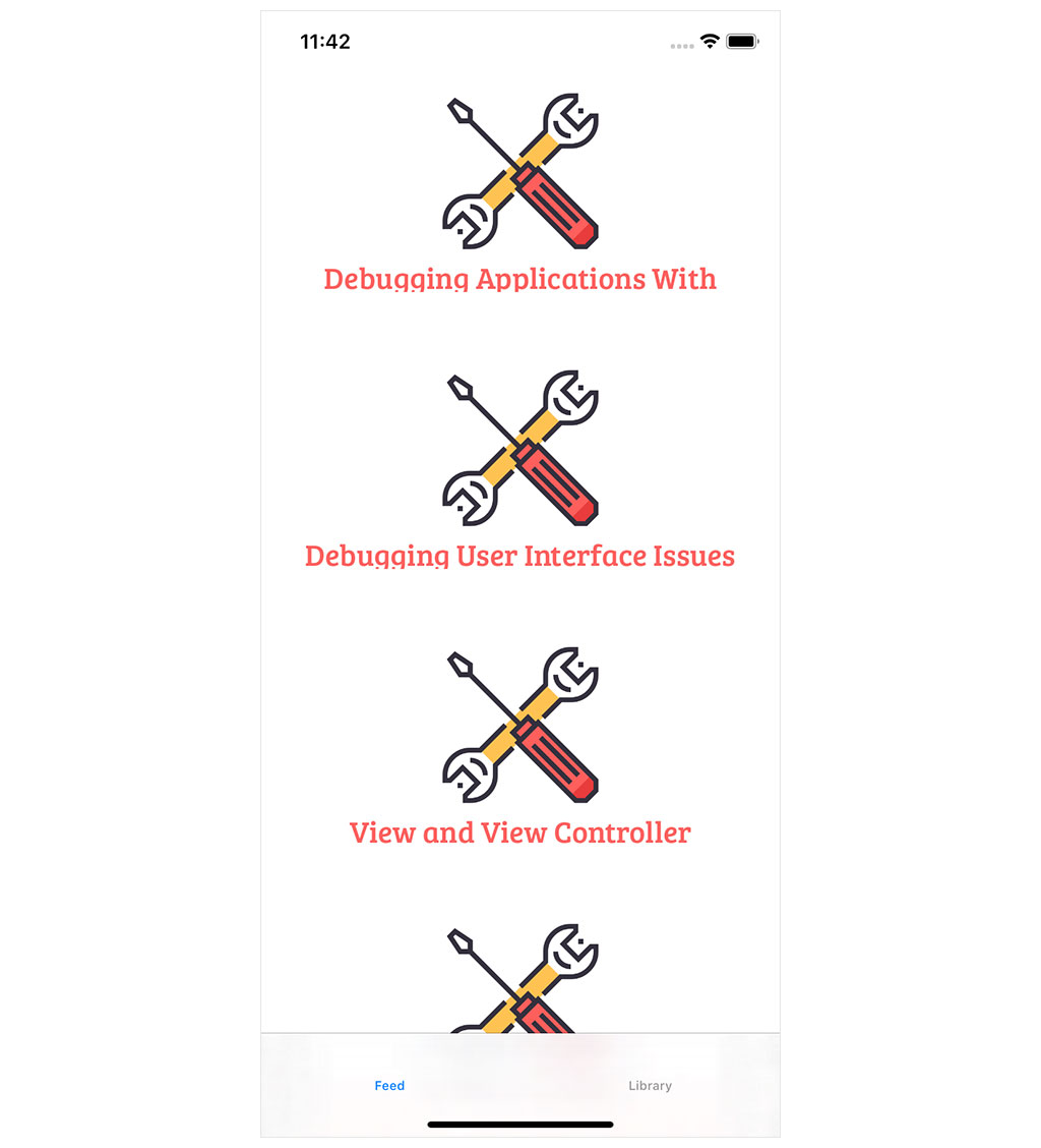 Running the Application in the Simulator