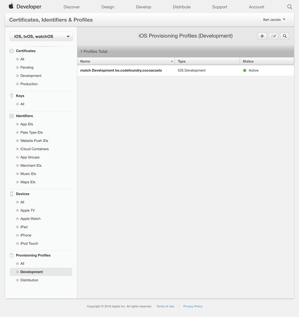 Apple Developer Portal