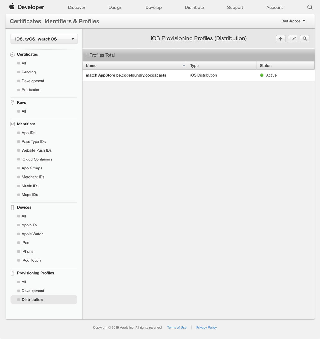 Apple Developer Portal