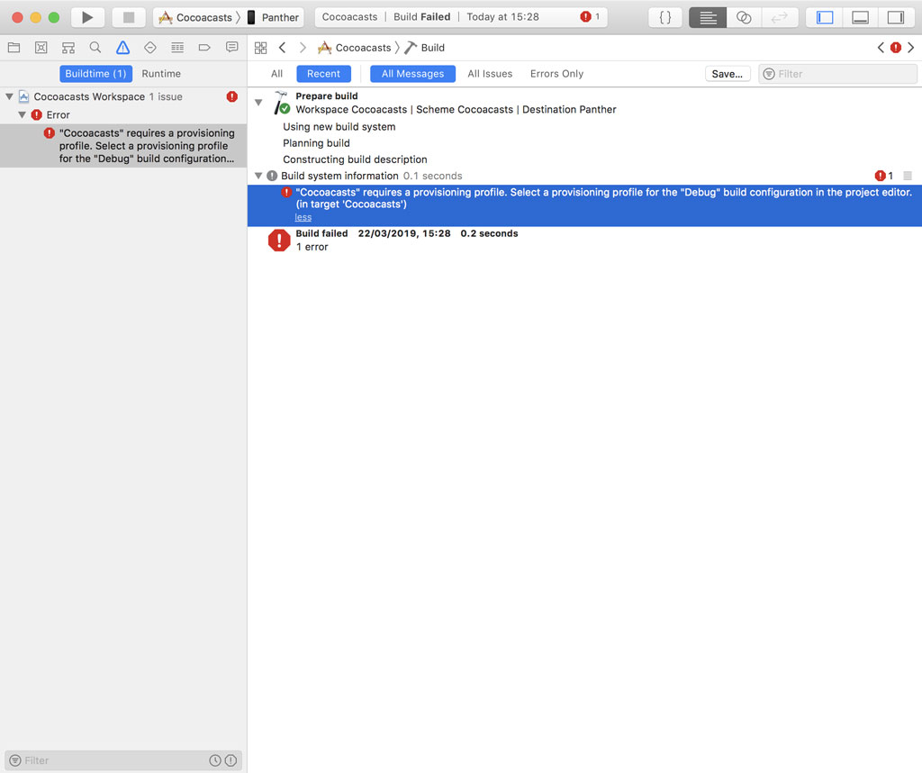 Disabling Automatic Code Signing