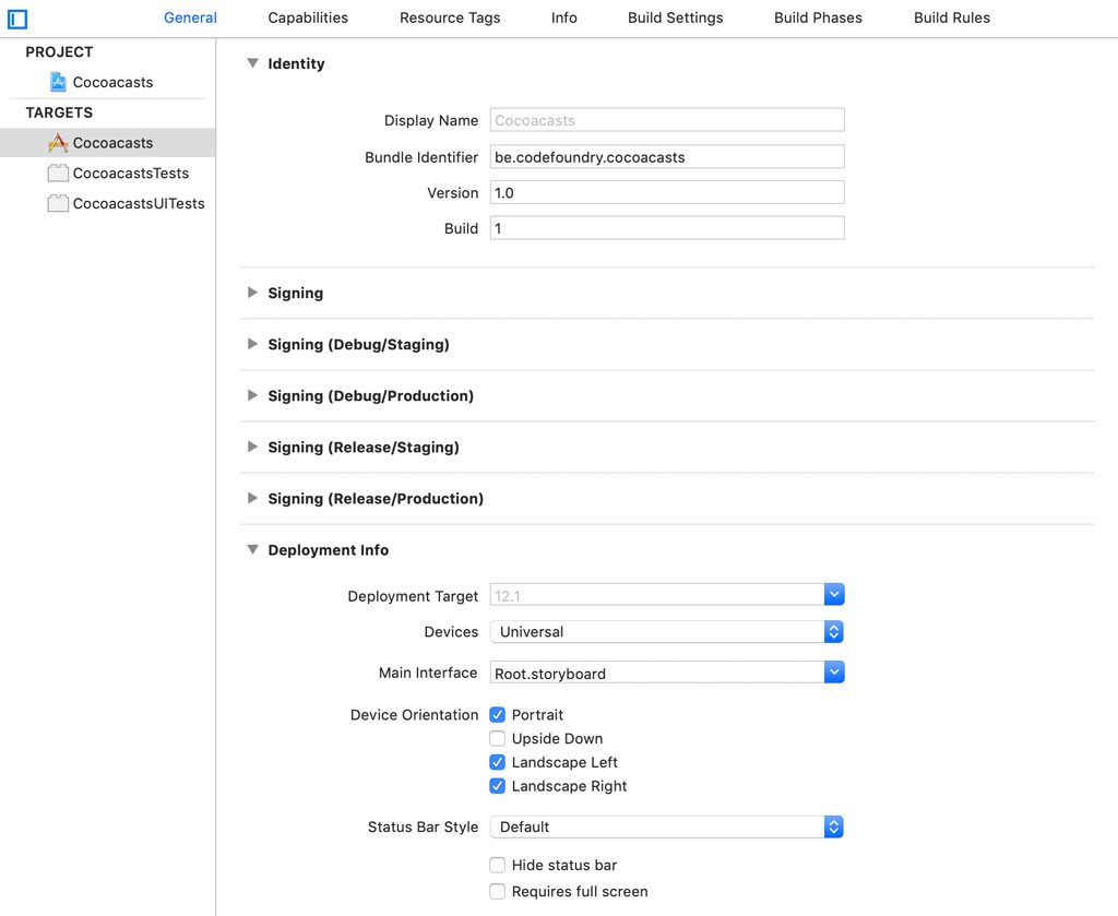Setting the Main Interface
