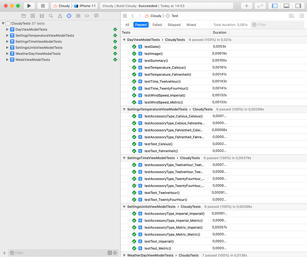 Running the Test Suite