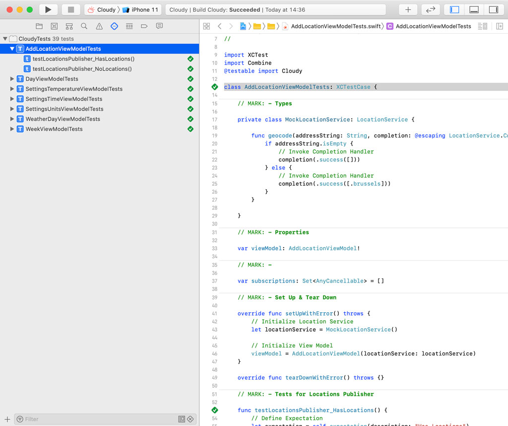 Running the Unit Tests