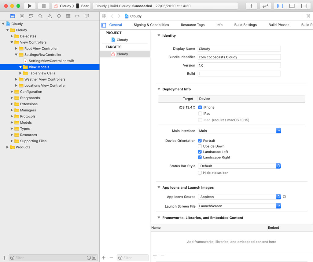 Creating the View Models Group