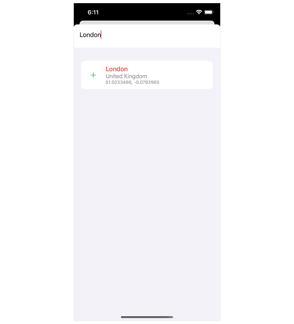Forward Geocoding a Location