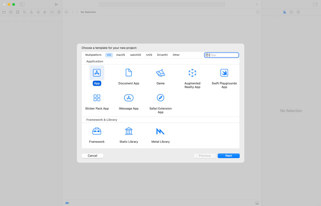 Creating the Project in Xcode