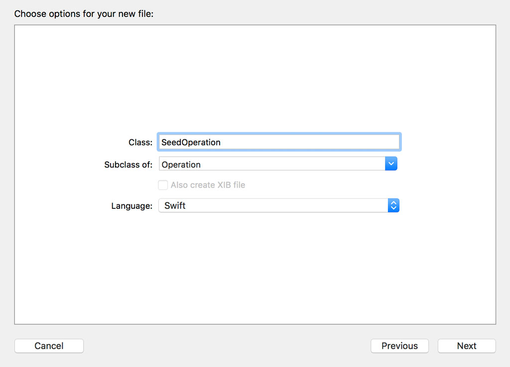 Create an Operation Subclass